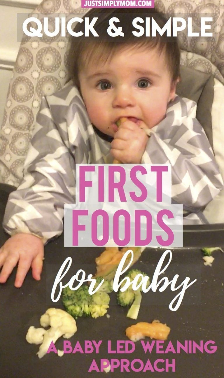 Quick & Simple First Foods For Your Baby Just Simply Mom