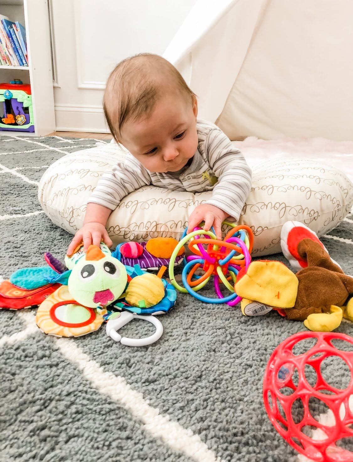 When Can Your Baby Sit Up and How to Help Them Sit Up on Their Own Just Simply Mom