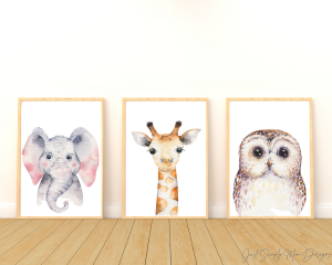Free Printable Nursery Animal Designs - Just Simply Mom