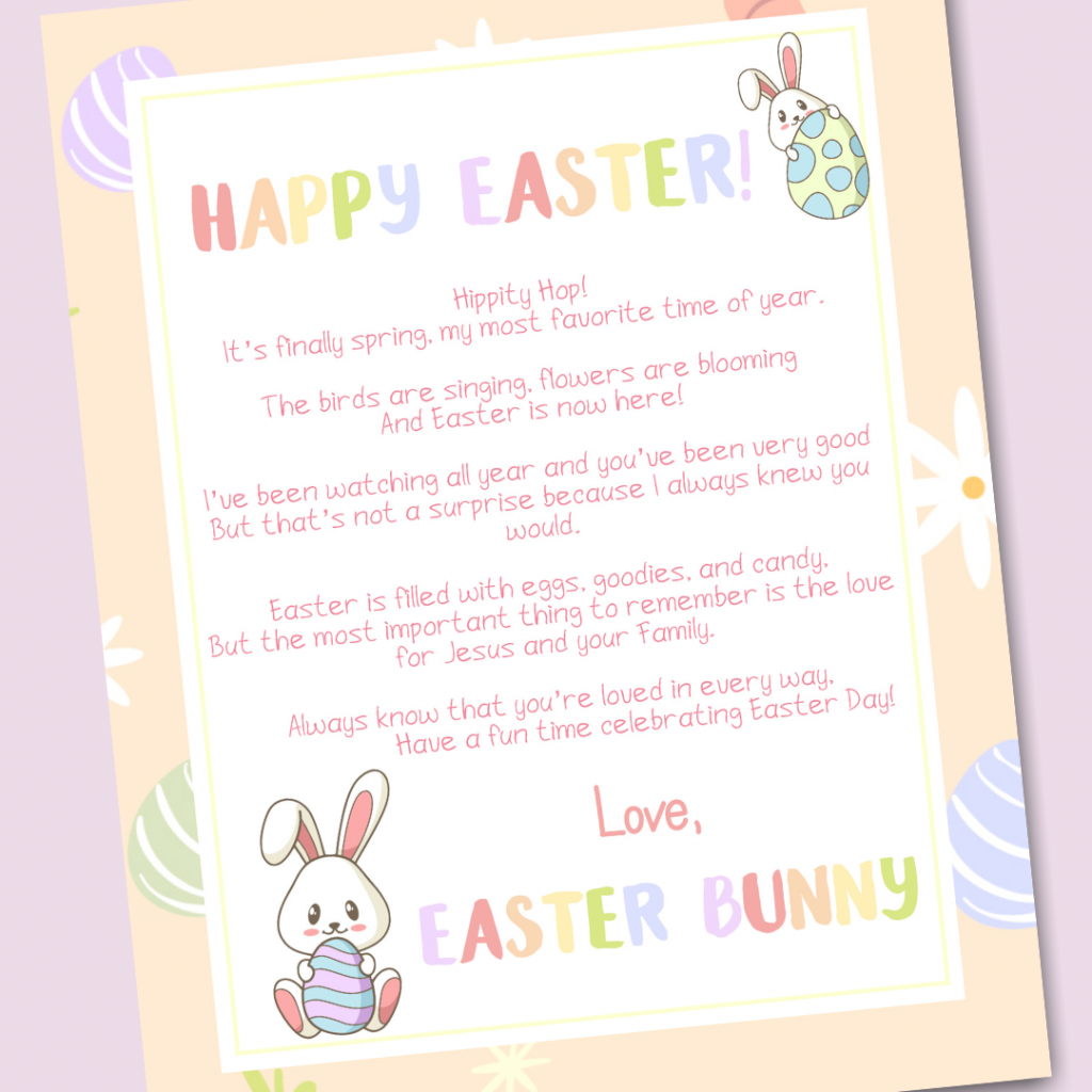 Bunny Love Letters Nursery Decor Easter Super Beauty Product Restock