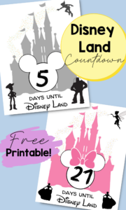 Disney Countdown Free Printable For Your Magical Trip - Just Simply Mom