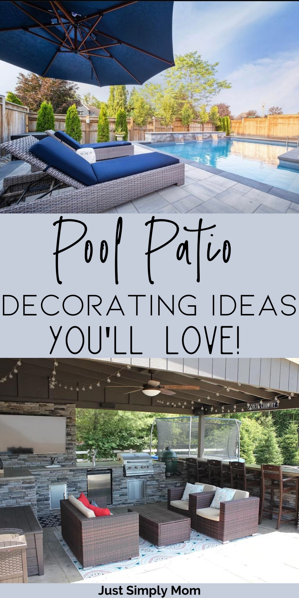 18 Luxurious Pool Patio Decorating Ideas to Create a Backyard Oasis ...