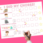 Free Printable and Editable Chore Charts for 5 - 6 Year Olds - Just ...